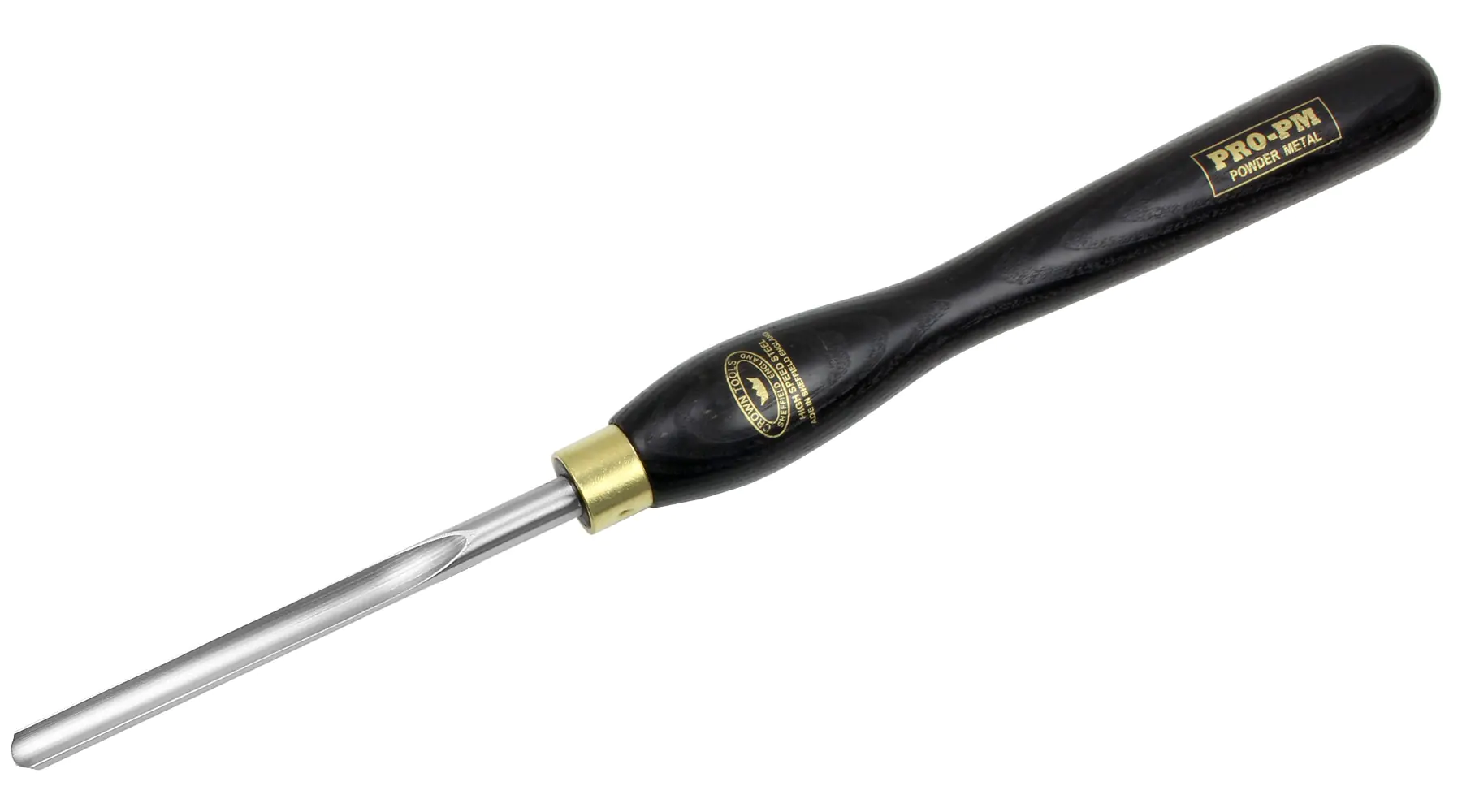 Pro-PM Drehroehre 6 mm mit schwarzem Eschenheft 317 mm CROWN Pro-PM Drehroehre 6 mm mit schwarzem Eschenheft 317 mm CROWN