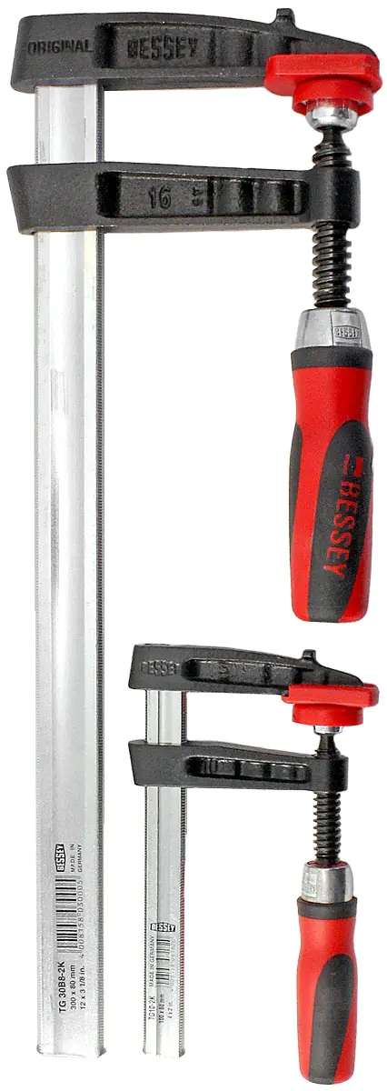 BESSEY Tempergusszwingen mit 2-Komponenten-Kunststoffgriff