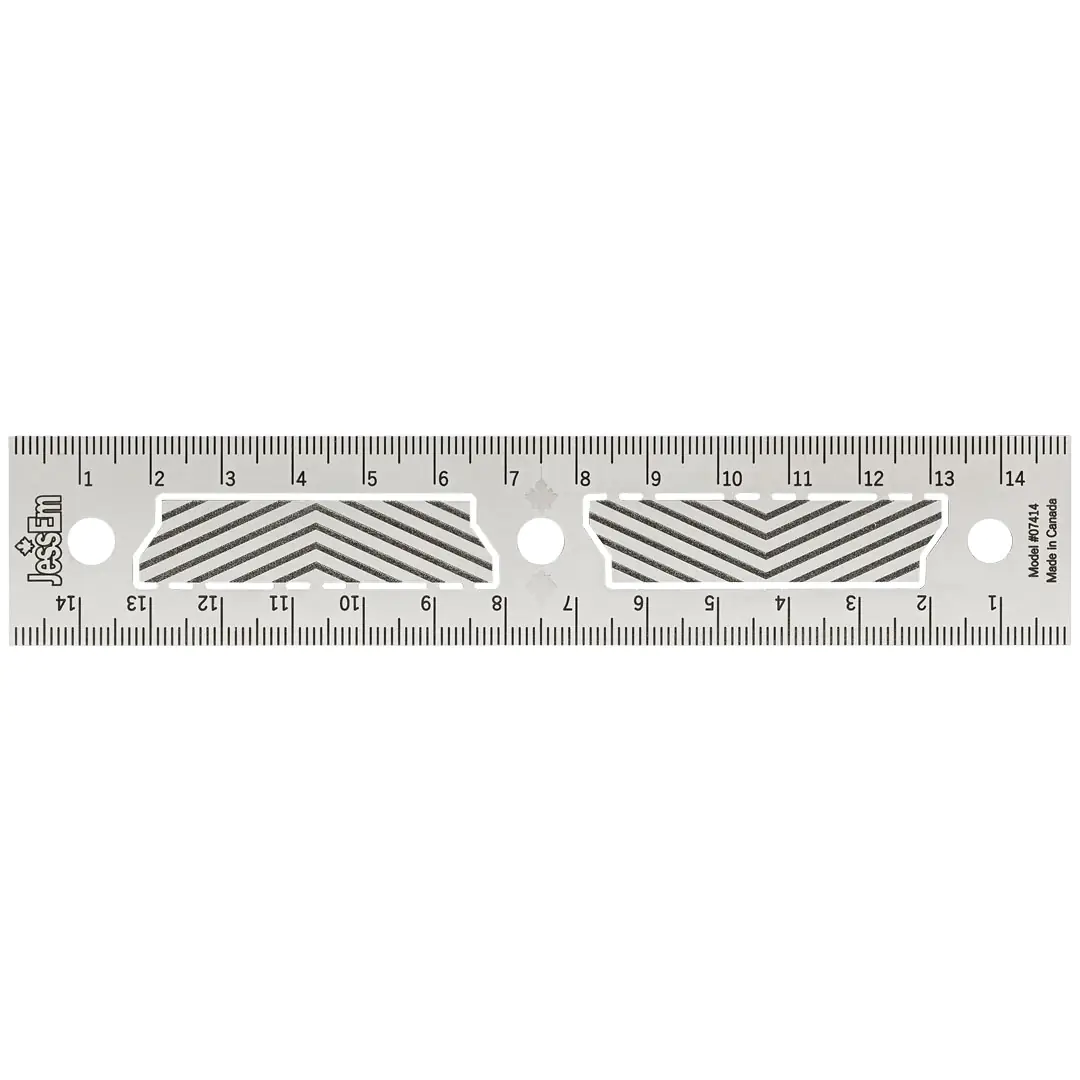 Edelstahl-Präzisionslineal Flex Grip 150 mm | JessEm Edelstahl-Präzisionslineal Flex Grip 150 mm | JessEm