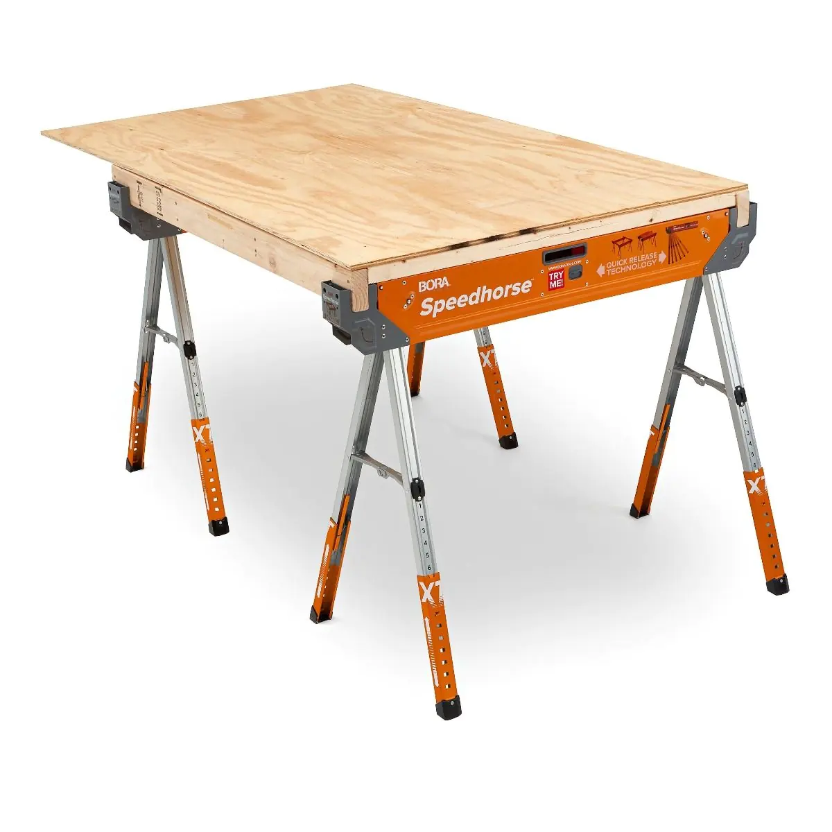 2er-Set  Einstellbarer Arbeitsbock "Speedhorse XT" PM-4550 BORA 2er-Set  Einstellbarer Arbeitsbock "Speedhorse XT" PM-4550 BORA