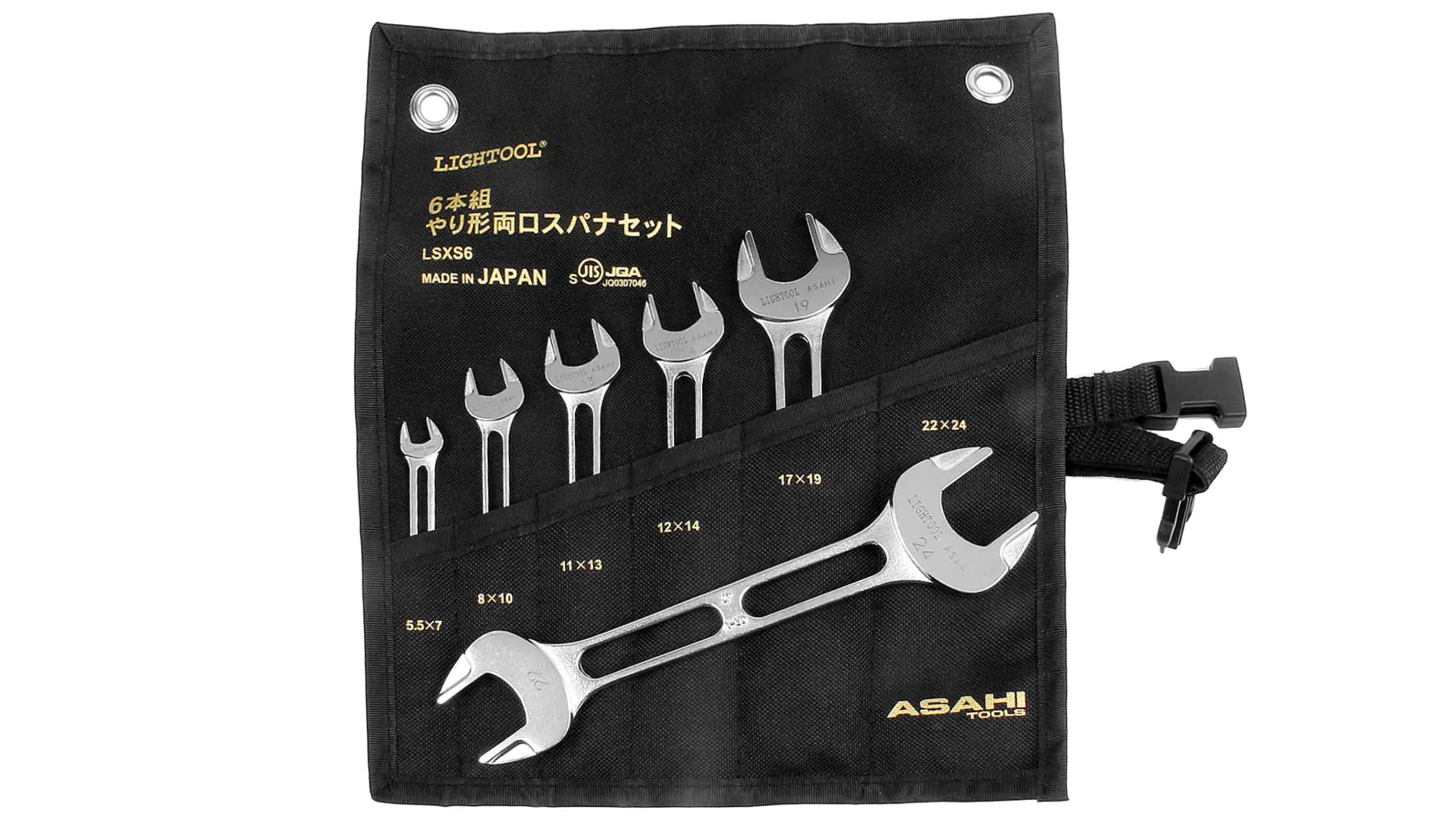 Doppelmaulschlüssel 6er Set LIGHTOOL ASAHI