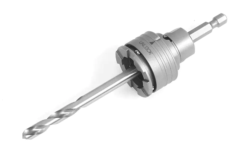 Sechskant-Aufnahme 6.35 mm für S-Lock DL Hartmetall-Lochsägen mit Schnellverschluß
