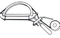 Rahmenspanner mit 7 m langem Stahlband Rahmenspanner mit 7 m langem Stahlband