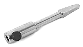 Bohrwindeneinsatz mit 1/4 inch (6.35 mm) Sechskant-Aufnahme und Verschraubung