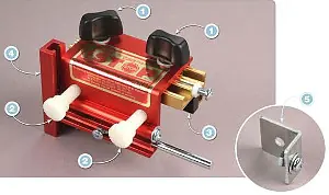 Shop Stop Extender with Fasteners