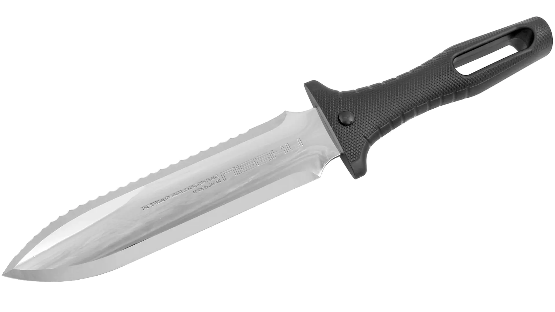 Pflanz- und Grabemesser (Hori Hori) rostfrei mit Kunststoffgriff