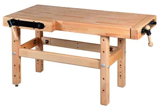Hobelbank PROFI II Basismodell mit 2 Doppelspindelzangen
