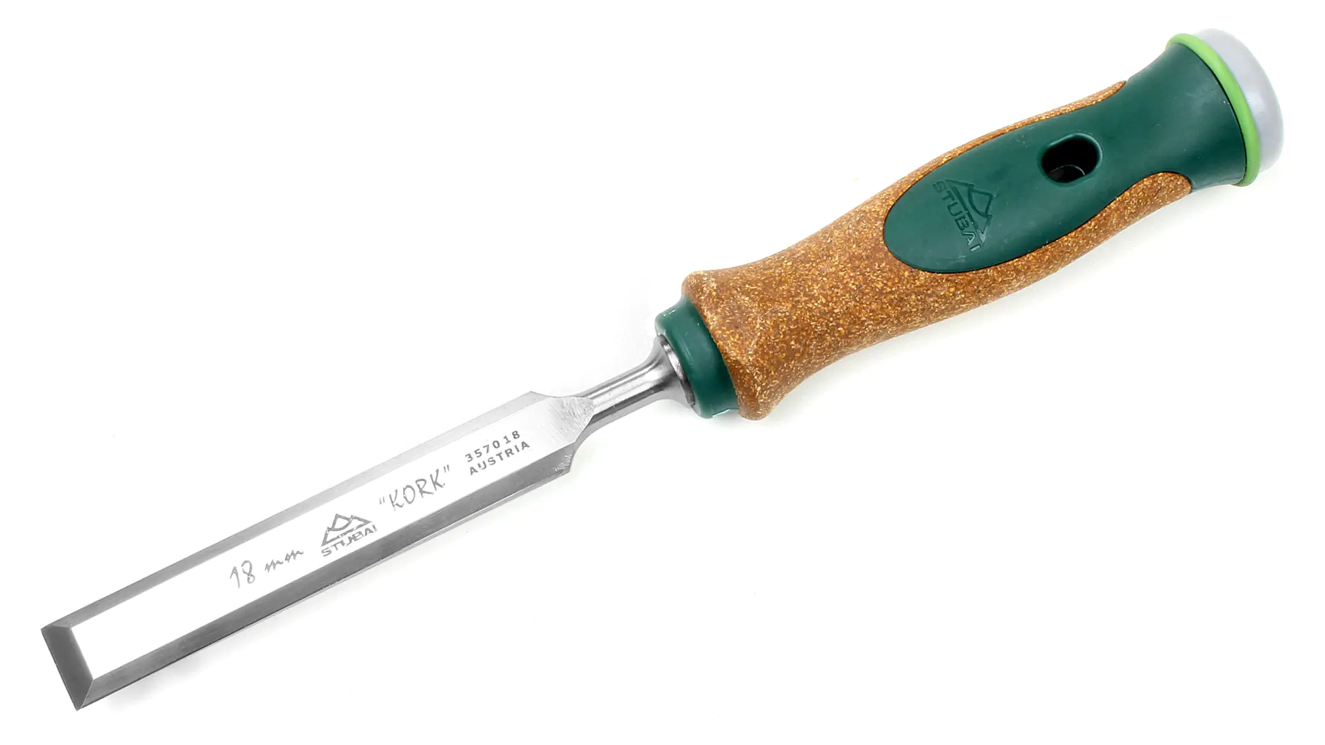 Stemmeisen 6 mm schwedische Form mit Korkheft STUBAI