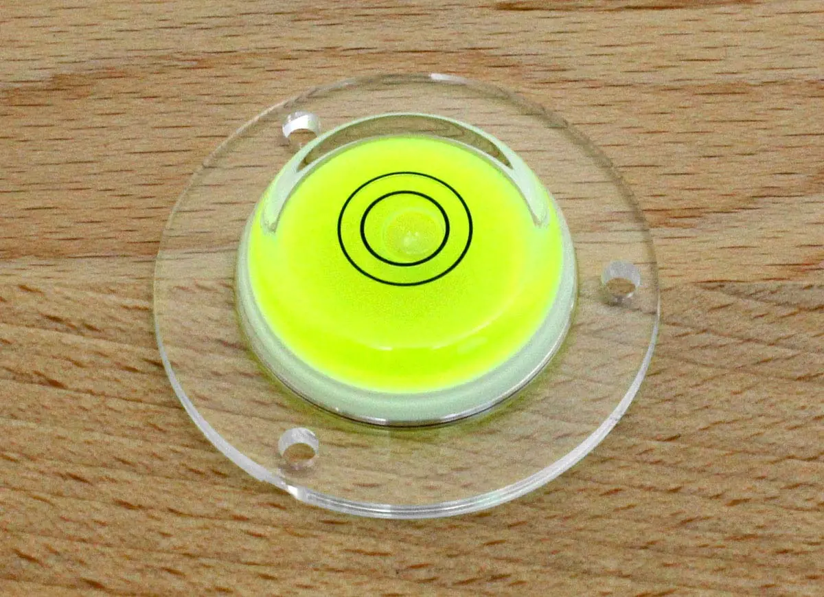 Mini Wasserwaage mit einer Libelle