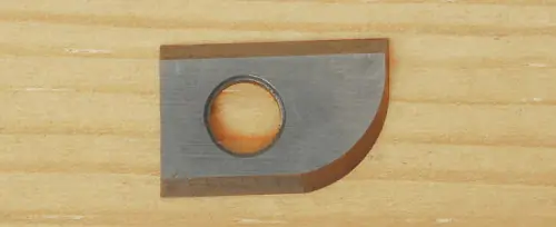 Ersatz-Wendeplatte für Wendeplatten-Halbhohlkehlfräser mit Anlaufring Ersatz-Wendeplatte für Wendeplatten-Halbhohlkehlfräser mit Anlaufring