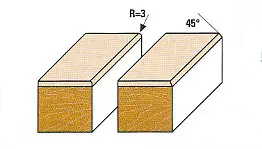 Wendeplatten-Fasefräser mit Anlaufring Wendeplatten-Fasefräser mit Anlaufring
