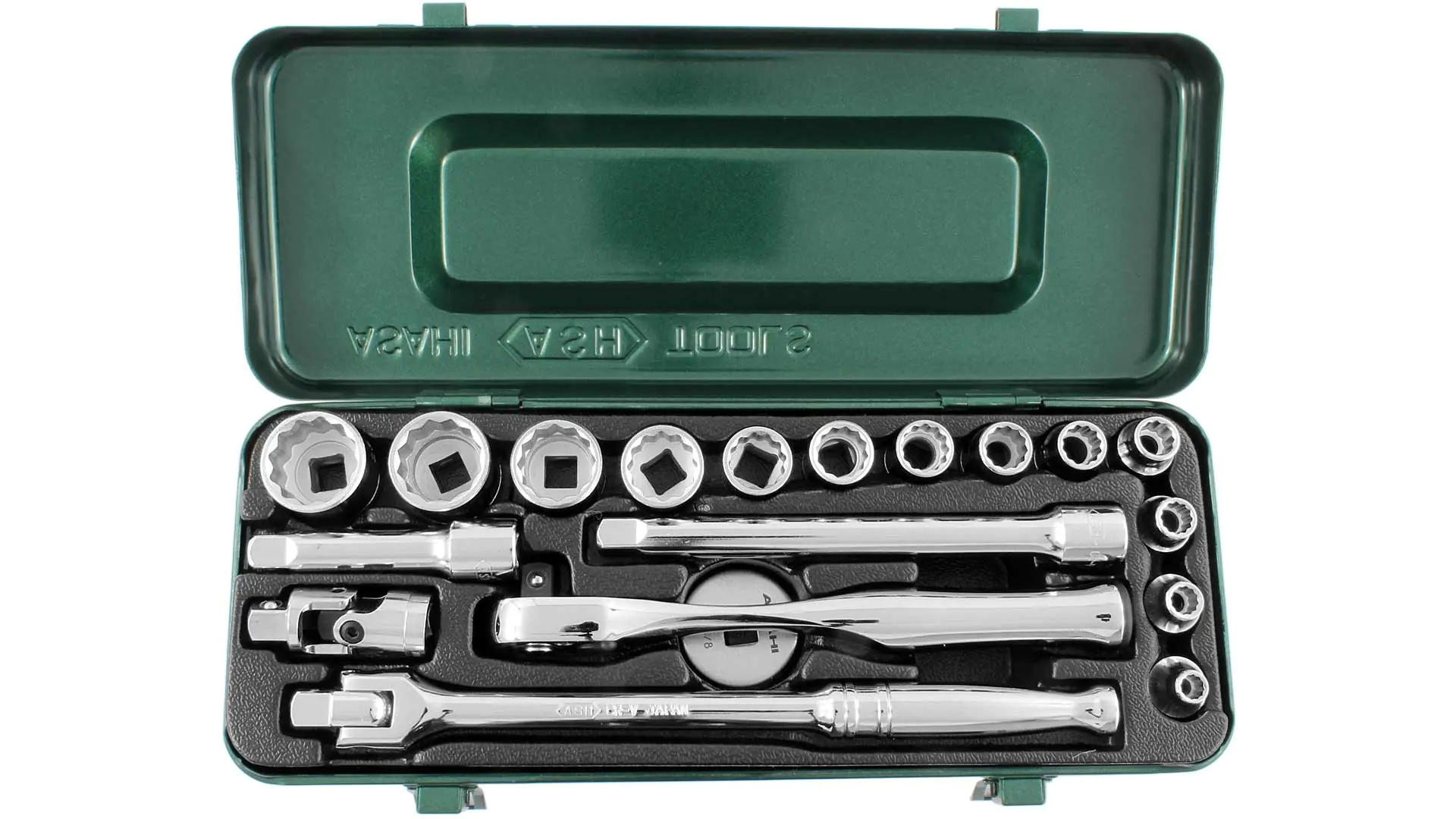 19er Steckschlüssel Set 3/8 Zoll Antrieb ASAHI 19er Steckschlüssel Set 3/8 Zoll Antrieb ASAHI