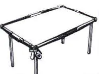 Rahmenspanner mit 7 m langem Stahlband Rahmenspanner mit 7 m langem Stahlband