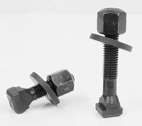 Schraube für T-Nut mit Sechskantmutter und Scheibe mit Gewinde M10 für Nutbreite 10 mm