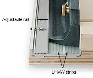 Fuehrung 610mm fuer  VERITAS Bestosshobel und Spezial-Schleifklotz für Stoßlade Fuehrung 610mm fuer  VERITAS Bestosshobel und Spezial-Schleifklotz für Stoßlade