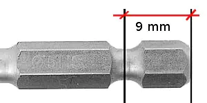 Bit Metallbohrer 3 mm NL 30 mm GL 60 mm Schaft Hex 6.35 FISCH Bit Metallbohrer 3 mm NL 30 mm GL 60 mm Schaft Hex 6.35 FISCH