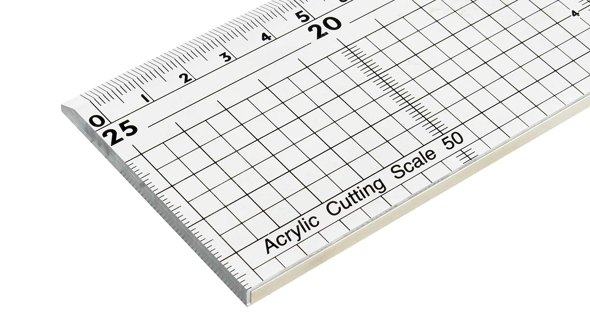 Acryl-Schneidlineal mit Edelstahlkante 30cm SHINWA Acryl-Schneidlineal mit Edelstahlkante 30cm SHINWA