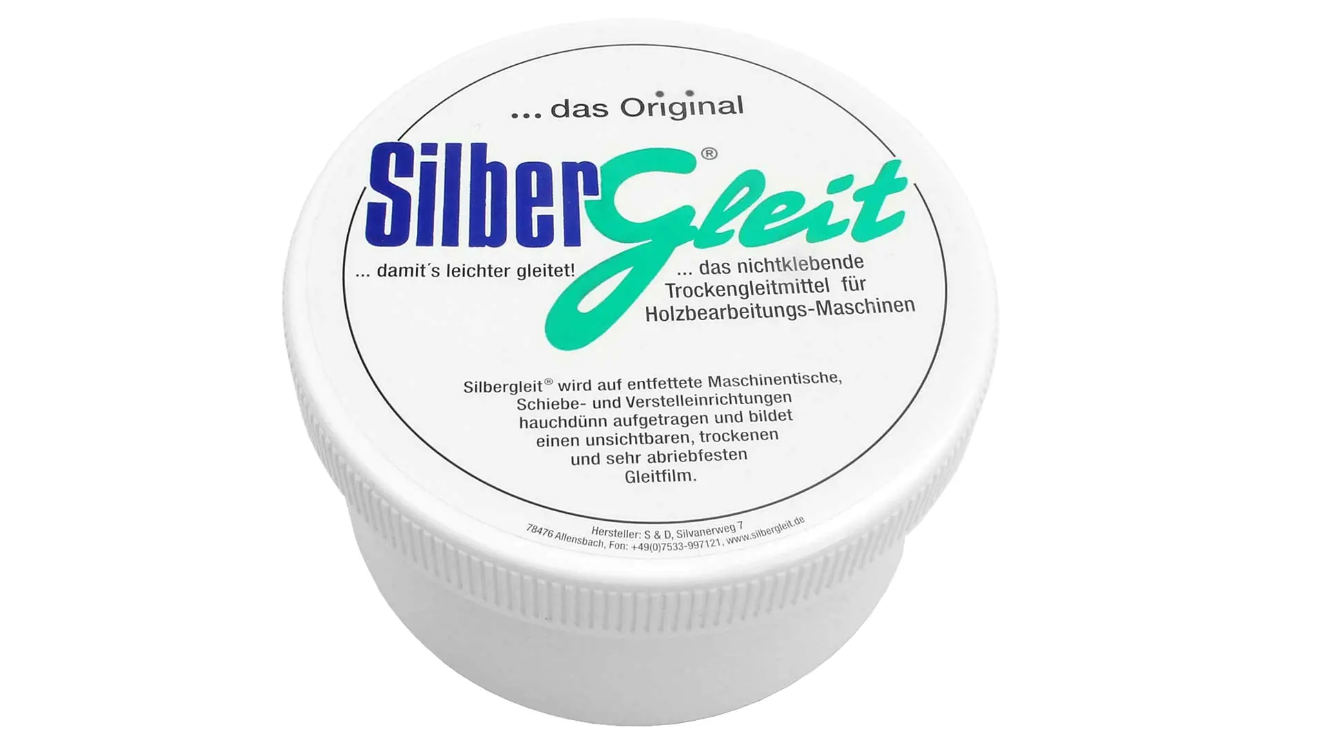 Silbergleit, Trockengleitmittel für Holzbearbeitungsmaschinen, 250ml Silbergleit, Trockengleitmittel für Holzbearbeitungsmaschinen, 250ml