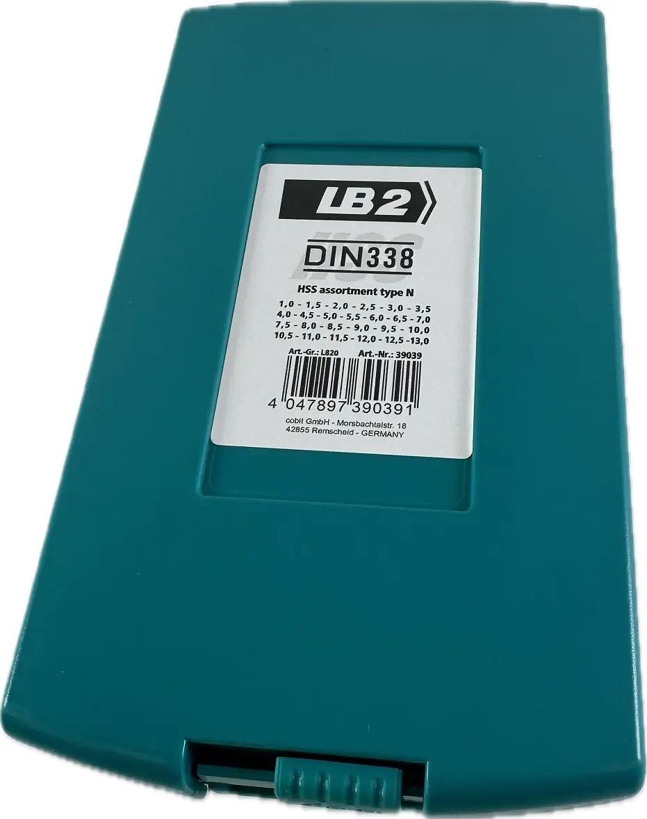 HSS Spiralbohrer-Satz 1,0 - 13,0 mm steigend um 0,5 mm (25 Stück)