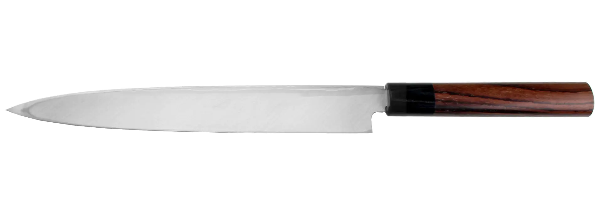 Sashimi Hocho - Fischmesser Damaszener/Weisser-Papier-Stahl Klinge 240 mm HIDEO KITAOKA Sashimi Hocho - Fischmesser Damaszener/Weisser-Papier-Stahl Klinge 240 mm HIDEO KITAOKA