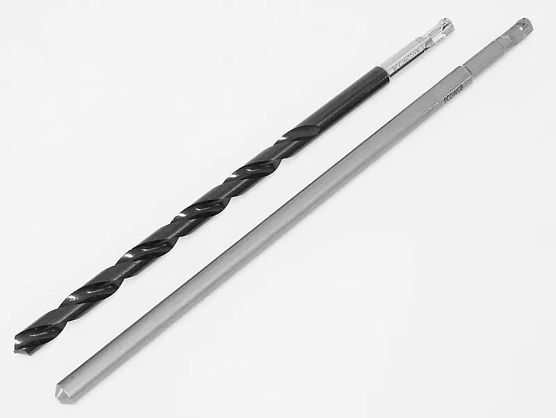 Set Vorbohrer HSS und Führungszapfen für Poly-Clic Hartmetall-Lochsägen mit Schnellverschluß