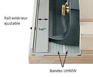 Fuehrung 610mm fuer  VERITAS Bestosshobel und Spezial-Schleifklotz für Stoßlade Fuehrung 610mm fuer  VERITAS Bestosshobel und Spezial-Schleifklotz für Stoßlade