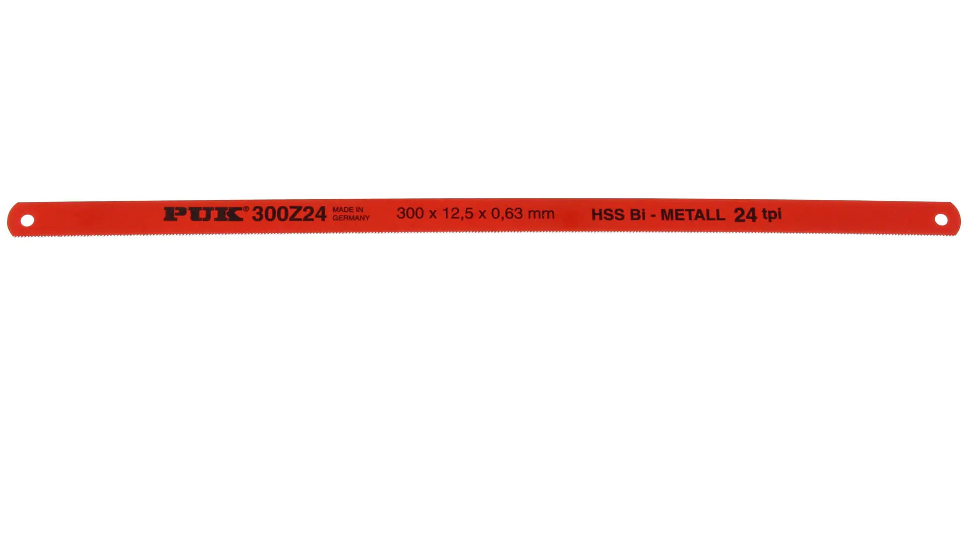 PUK Bi-Metall Handsaegeblatt fuer Metall 32 TPI Laenge 300 mm PUK Bi-Metall Handsaegeblatt fuer Metall 32 TPI Laenge 300 mm