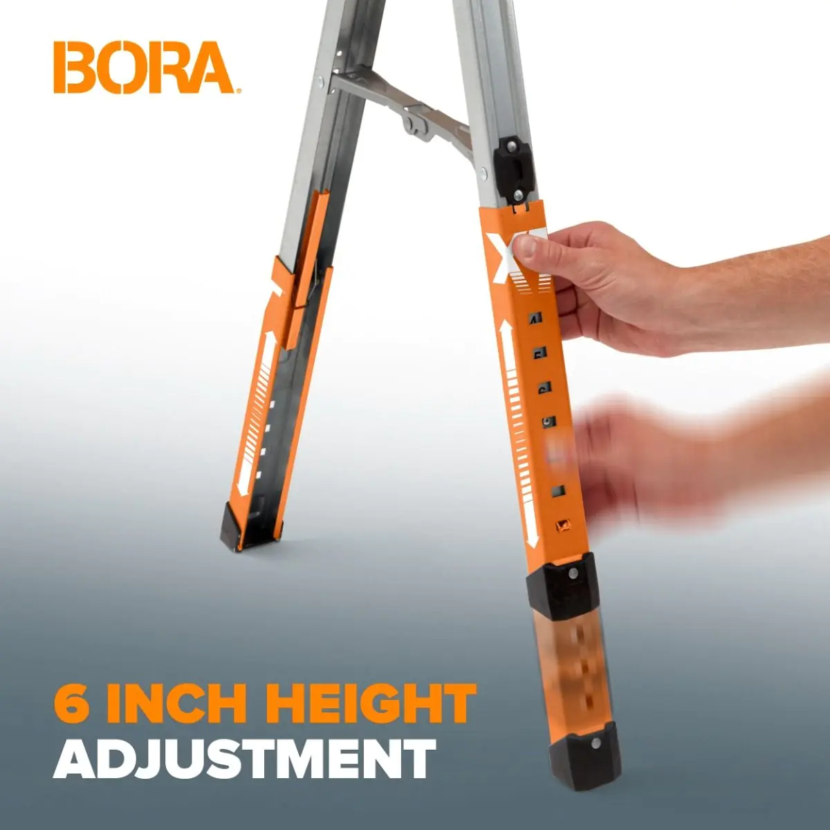 2er-Set  Einstellbarer Arbeitsbock "Speedhorse XT" PM-4550 BORA 2er-Set  Einstellbarer Arbeitsbock "Speedhorse XT" PM-4550 BORA