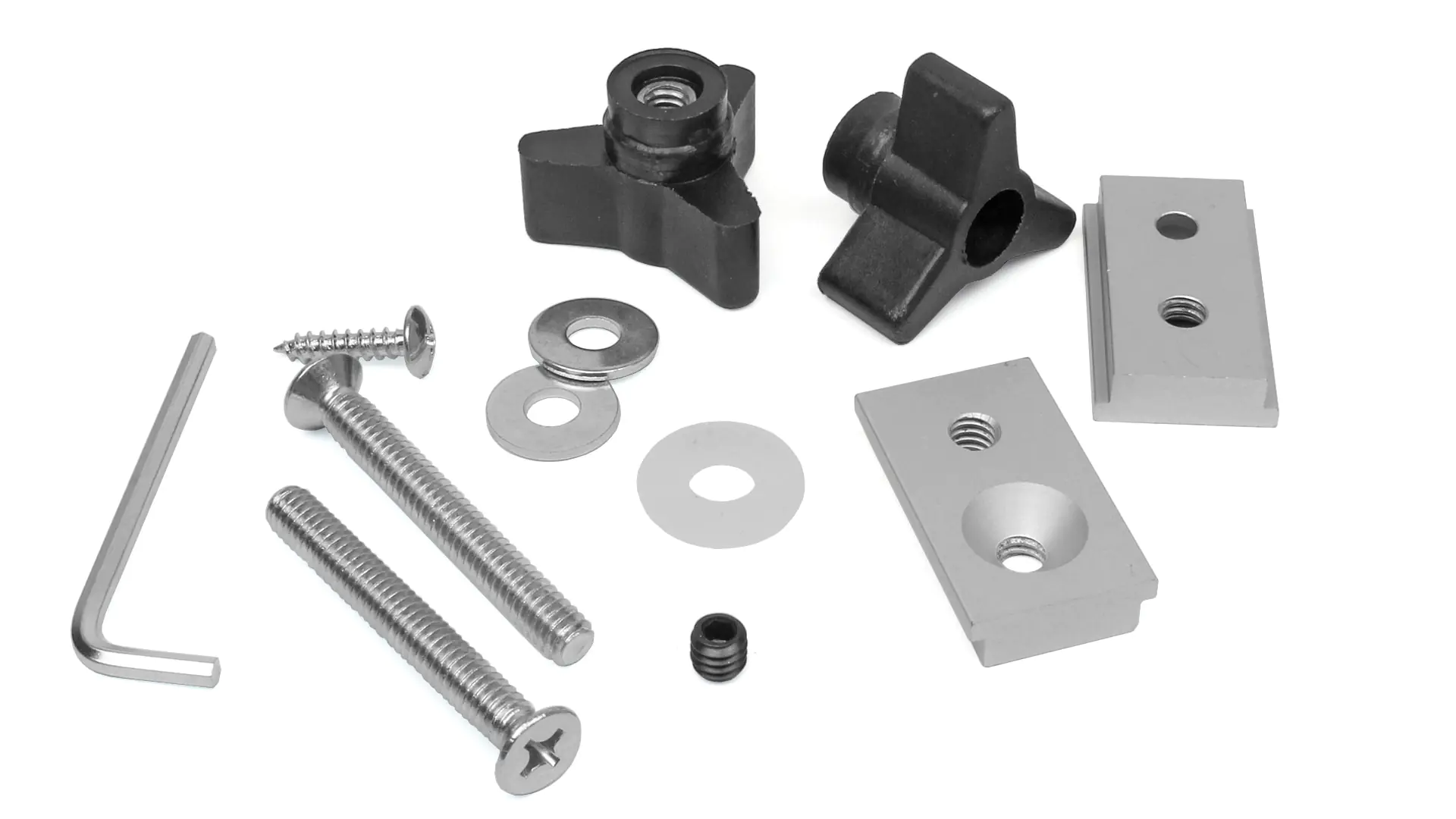 Fixier-Zubehörsatz für Aluminium T-Nut-Kanal (Miter Track Fixture Kit) Fixier-Zubehörsatz für Aluminium T-Nut-Kanal (Miter Track Fixture Kit)