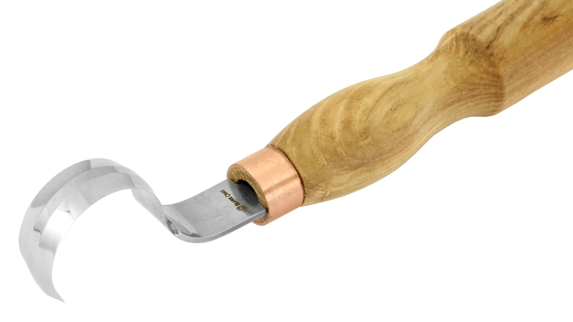 Schnitzmesser gebogen lang beidseitig BEAVERCRAFT Schnitzmesser gebogen lang beidseitig BEAVERCRAFT