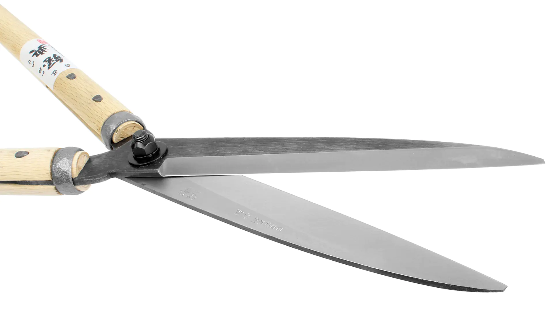 Japanische Heckenschere Klingen 195 mm, Blue Steel (Aogami) zweilagig Japanische Heckenschere Klingen 195 mm, Blue Steel (Aogami) zweilagig