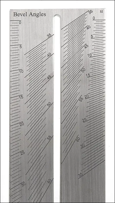 Winkeleinstelllehre mit metrischem Massstab VERITAS Winkeleinstelllehre mit metrischem Massstab VERITAS