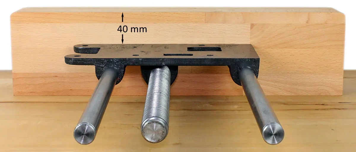 Holzbacke passend für große Vorderzange Holzbacke passend für große Vorderzange