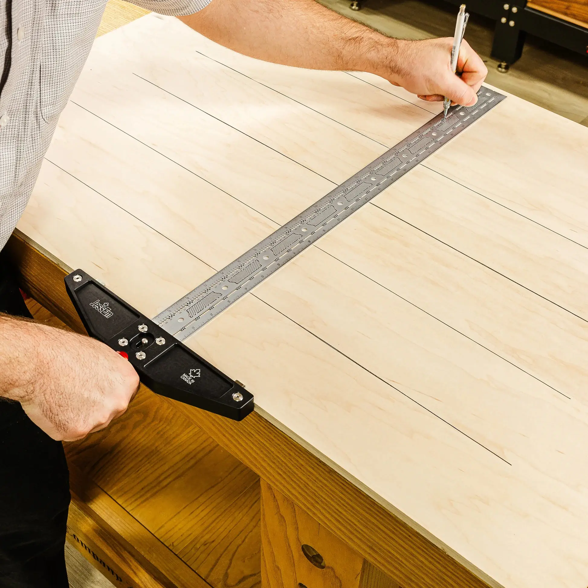 Sword Präzisions-T-Anschlagwinkel 450 mm "Longsword" JessEm