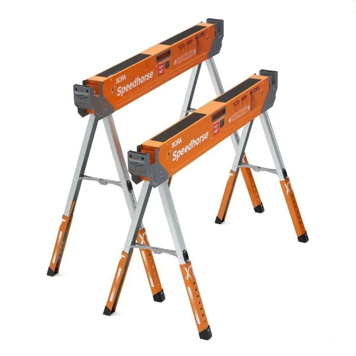 2er-Set  Einstellbarer Arbeitsbock "Speedhorse XT" PM-4550 BORA