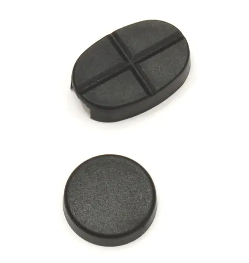 Weichkunststoffkappen-Set fuer Schiene 25 mm JUUMA Weichkunststoffkappen-Set fuer Schiene 25 mm JUUMA