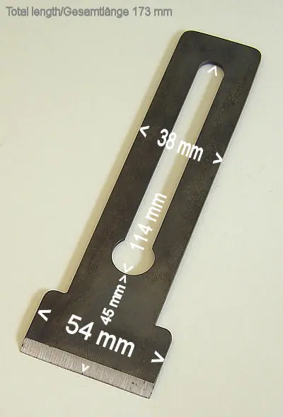 Hobeleisen für Simshobel No. 10 (Kutschenmacher-Simshobel)