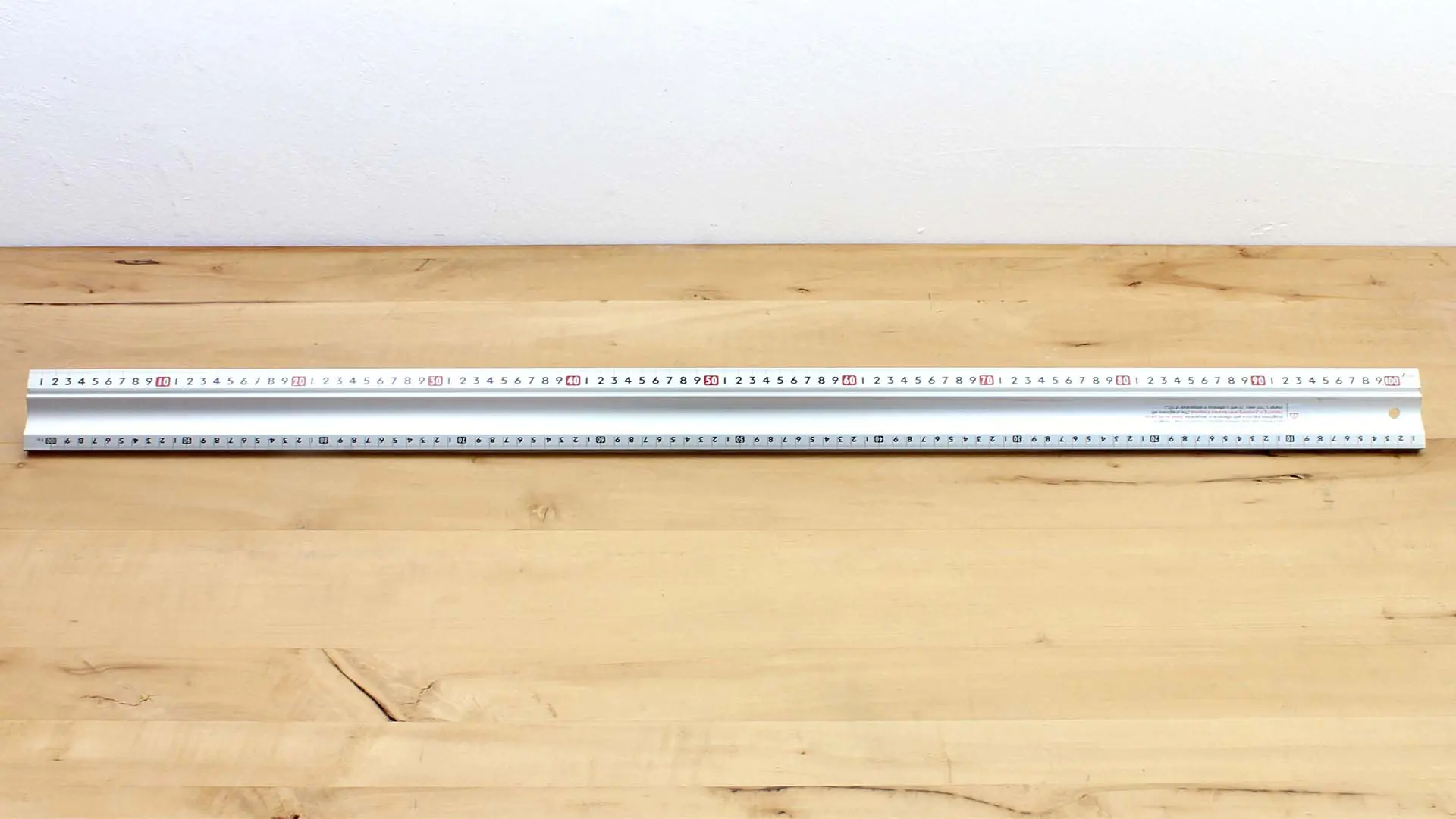 SHINWA Aluminium Schneidlineal mit Stahlkante