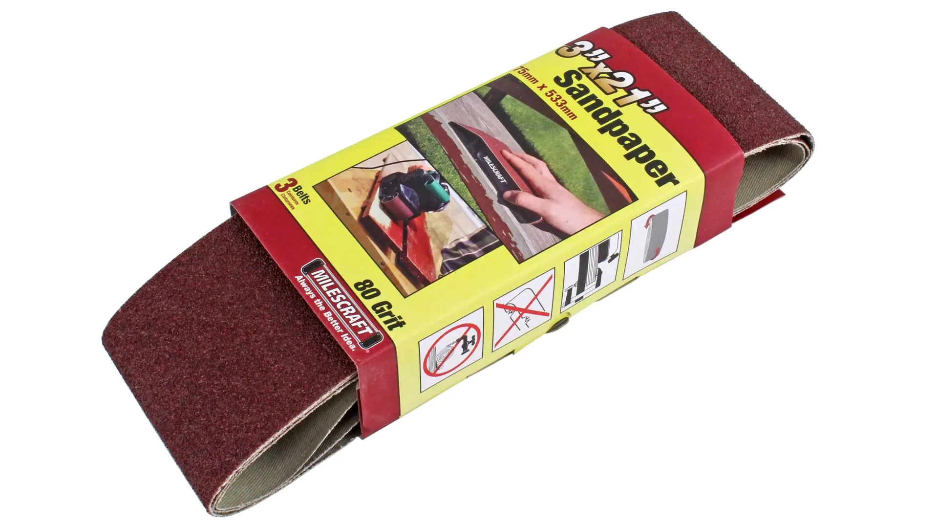 Schleifbänder für SandDevil3.0 MILESCRAFT Schleifbänder für SandDevil3.0 MILESCRAFT