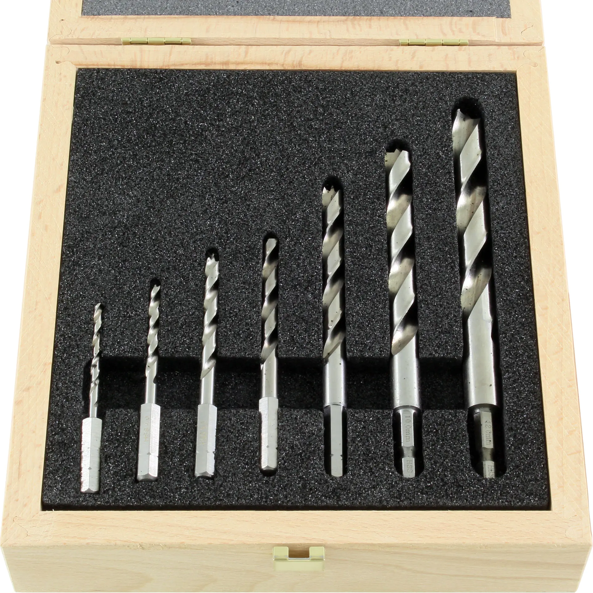 7 teiliges Set Holzspiralbohrer-Bits lang HSS-G Serie 1597