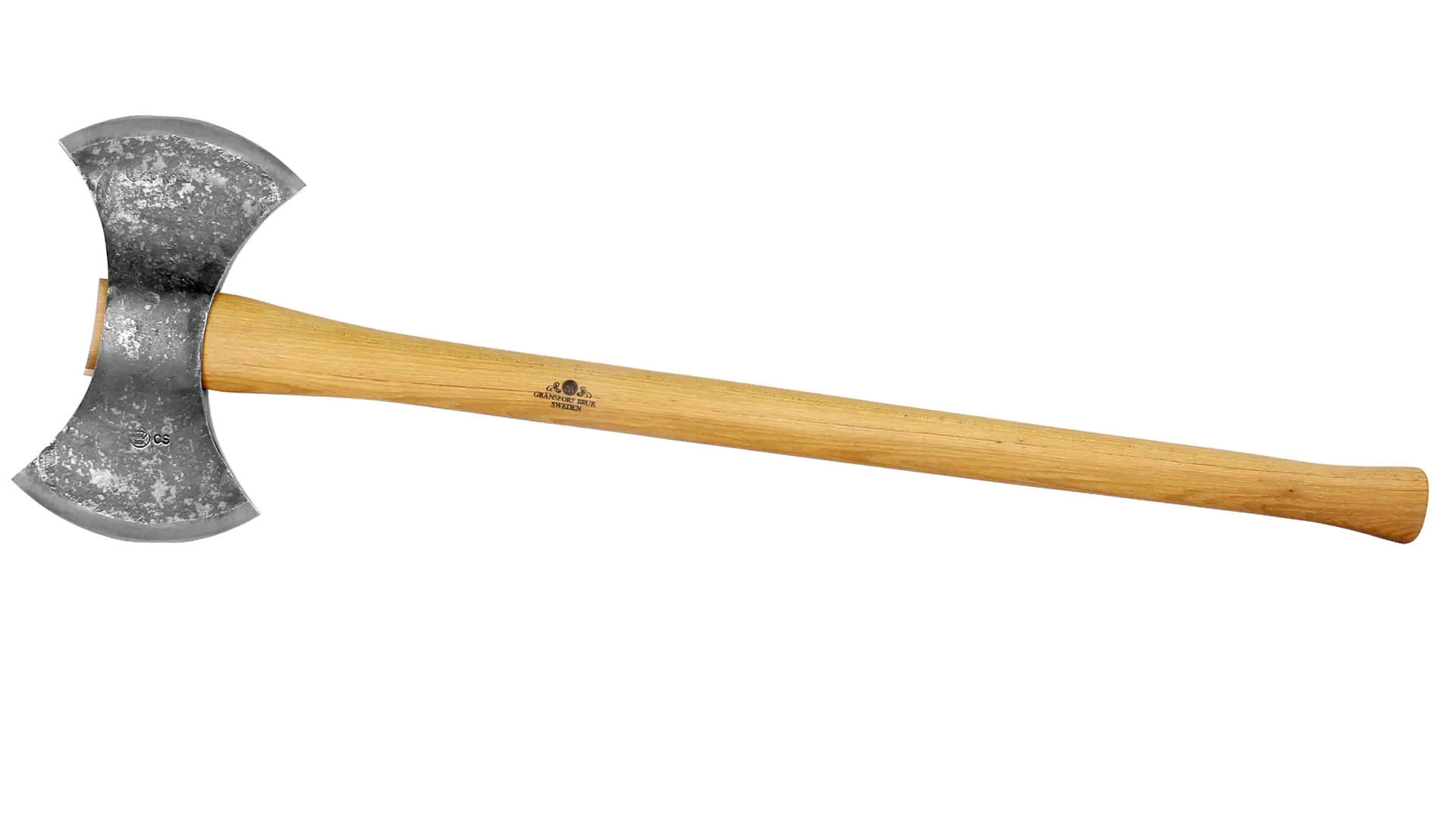 Zweischneidige Fällaxt Stiellänge 90 cm GRÄNSFORS Zweischneidige Fällaxt Stiellänge 90 cm GRÄNSFORS