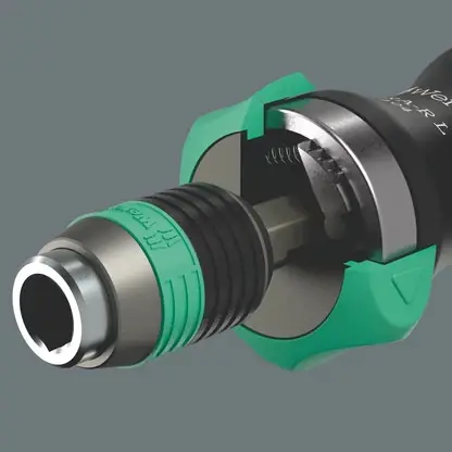 838 RA-R L Ratschenschraubendreher mit Rapidaptor Schnellwechselfutter WERA