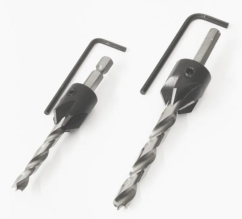 Bohrer-Bit-Senker-Satz mit Sechskantschaft 6.35 mm FAMAG