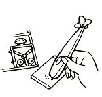 NT Paper Dresser Schleifplatte rechteckig 80 x 54 mm NT Paper Dresser Schleifplatte rechteckig 80 x 54 mm