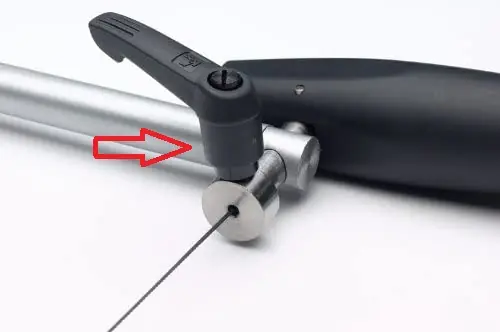 Ersatz-Kunststoff-Spannhebel verstellbar Schraube M5 für Laubsaegebogen PEBARO Automatic