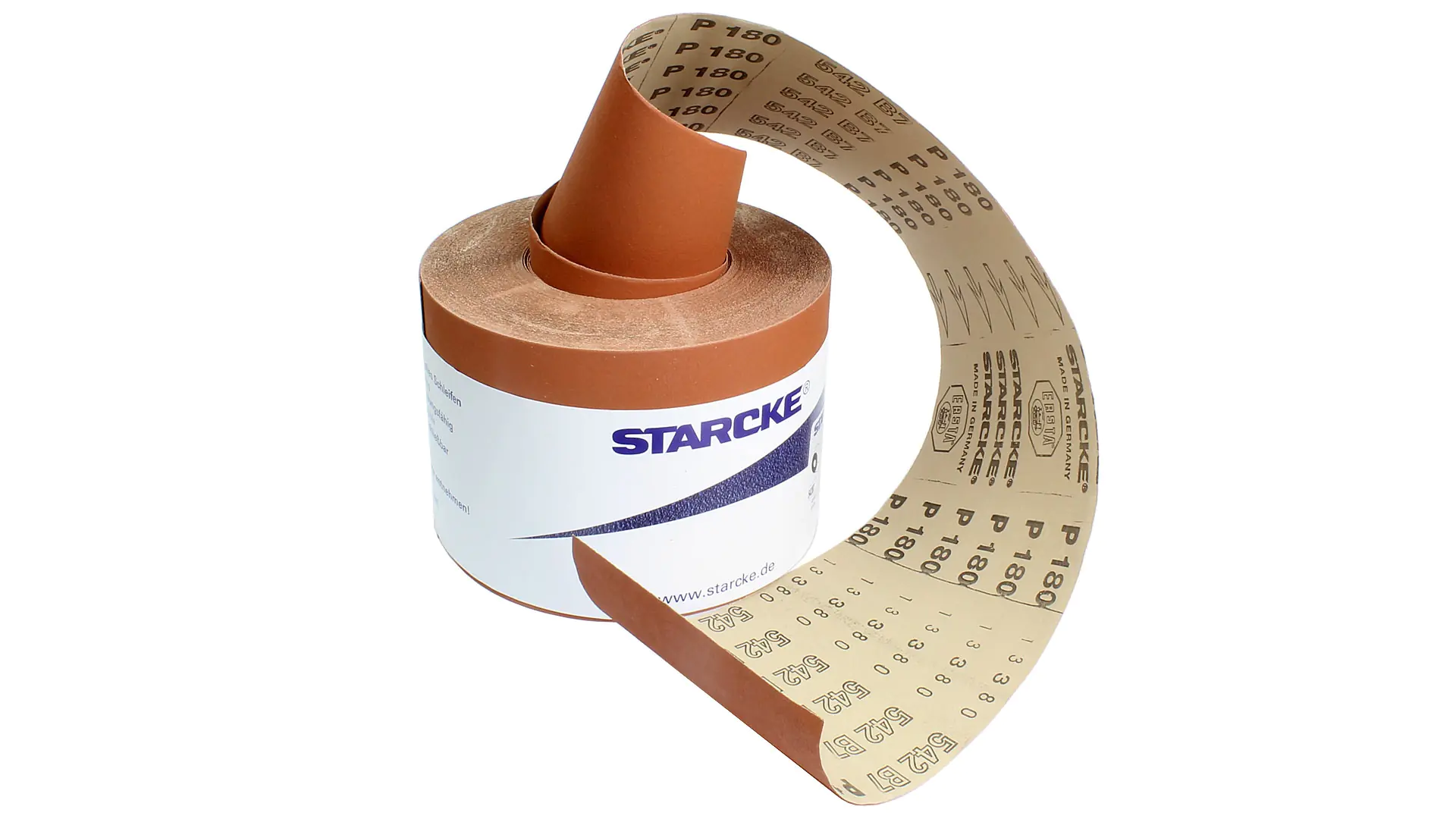 Schleifpapier "ERSTA SUPER CUT" für Holz Rolle 115 mm breit, 50 m lang