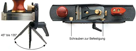 Universaler Winkelvariabler Anschlag für VERITAS und andere Hobel Universaler Winkelvariabler Anschlag für VERITAS und andere Hobel