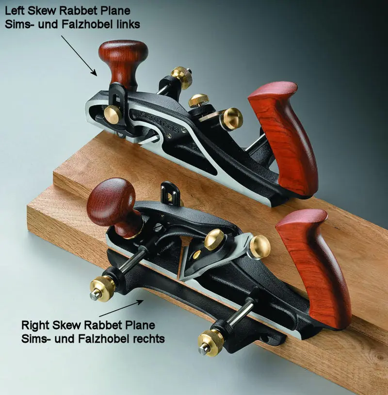 Linkshaender Sims- und Falzhobel mit schraegem PM-V11-Eisen Breite 1-5/8 inch (41 mm) VERITAS Linkshaender Sims- und Falzhobel mit schraegem PM-V11-Eisen Breite 1-5/8 inch (41 mm) VERITAS