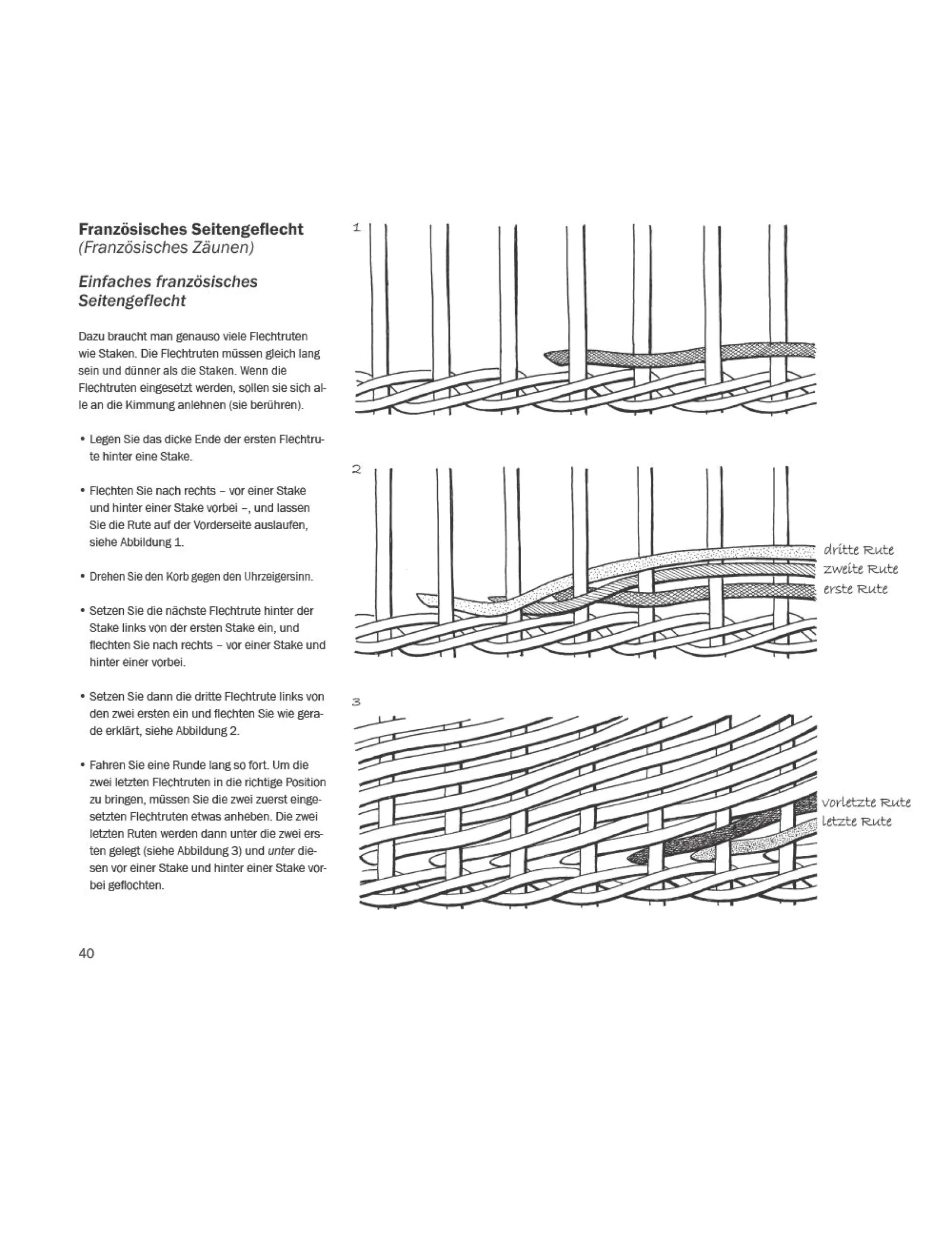 Weidengeflechte für Haus und Garten