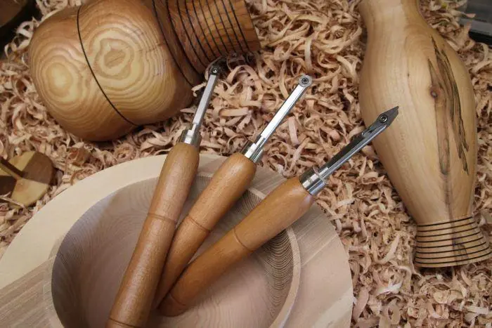 3er Satz Mini Drechseleisen mit Hartmetallwechselschneiden Narex 3er Satz Mini Drechseleisen mit Hartmetallwechselschneiden Narex